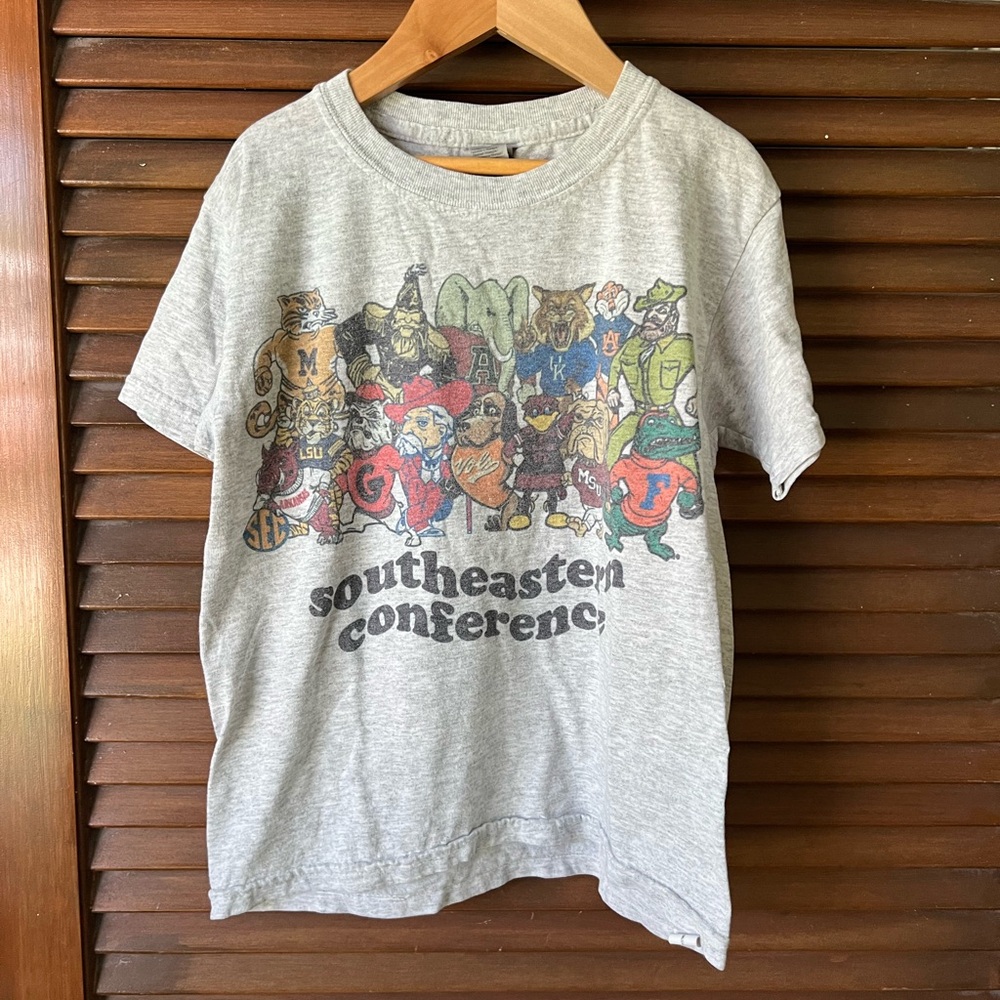 Gray Kids' Southeastern Conference T-Shirt